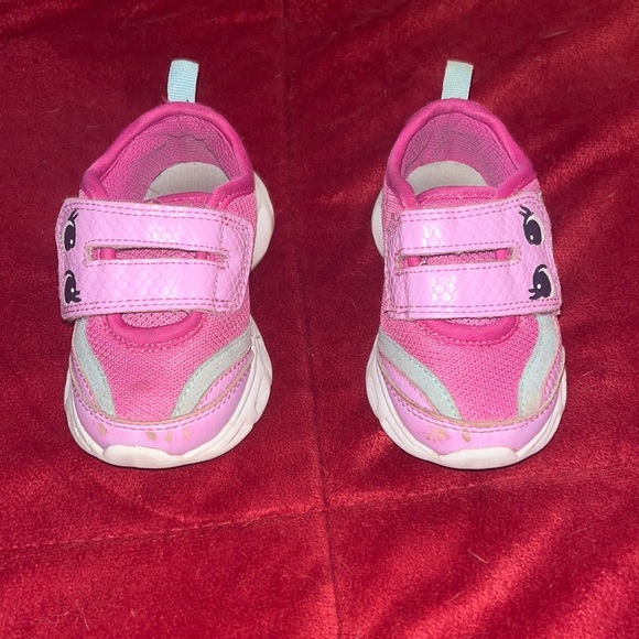 Shark toddler girl light up shoes - Picture 5 of 6